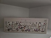 Puzzle 1000 elementów, flowers panoramic interdruk
