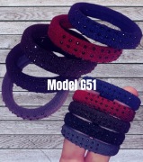 2szt Gumka do włosów cyrkonie G51