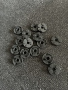 LEGO Płytka round 2x2 (4032) ciemno szara połysk 5szt