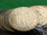 Zestaw 50szt  2zł 750lecie Lokacji Krakowa Saszetka bankowa Tak jak na foto