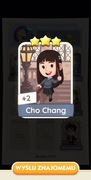 Monopoly GO Karta Naklejka „Cho Chang” set 13