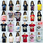 Bluzki różnych firm Gucci Levis itd