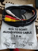 kabel Scart - 3x cinch 1.8m