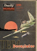 Mały Modelarz 2 1991 TBD.1 Devastator model 1:33