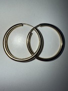 Kolczyki złote koła 24 mm pr. 585