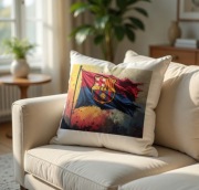 FC Barcelona prezent dla kibica dla niego pilka nozna poduszka 40 na 40
