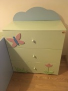 Komoda 3 szuflady dziecięca Baggi