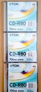 Płyta CD CD-R80 TDK - Slim Case