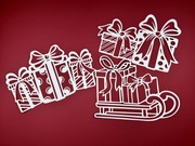 Prezenty dekoracje gotowe do zawieszenia na okno Przedszkole Zima 