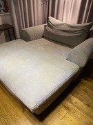 OKAZJA Szezlong Fotel z podnóżkiem Otoman