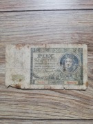 Pięć złotych 5 złotych 1941