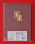 Klaser filatelistyczny 16 białych stron formatu A4, zafoliowany