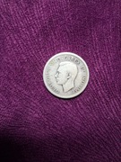 Kanadyjska moneta 25-centowa z 1937 roku, wykonana ze srebra próby 0.800