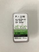 Soczewka All Vue -2.25 -2.50