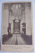 WARSZAWA WNĘTRZE KOŚCIOŁA O.O. JEZUITÓW UL. ŚWIĘTOJAŃSKA 