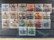 GG Warschau 1918 znaczki - 20 sztuk kasowane  ROZMAITOŚCI