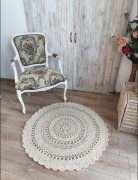 Dywanik okragły na szydełku boho