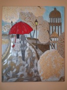 We dwoje obraz 100x120 cm farby akrylowe 