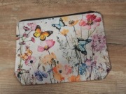 Kosmetyczka, piórnik saszetka, motyle,kwiaty