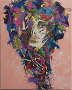 Wyjście z cienia 2 obraz ręcznie malowany 40x50 cm