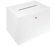 DREWNIANE PUDEŁKO SKRZYNKA NA KOPERTY ŚLUBNE ŚLUB POJEMNIK PREZENT