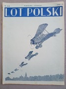 Lot Polski nr (21) 6/1925, miesięcznik lotniczy, unikat.