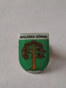 Herb miasta i gmina Małkinia Górna przypinka pin odznaka wpinka