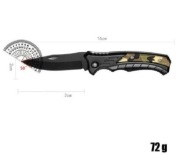 Nóż składany ze stali nierdzewnej