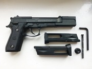 Pistolet wiatrówka Taurus M92 FULL AUTO BLOWBACK Kompensator RoboCop