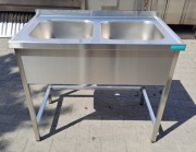 Zlew Basen 2 Komorowy - 100/60/85 - M.1645 N