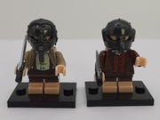 Władca Pierścieni Frodo i Sam Barad Dur minifigurki kompatybilne z Lego
