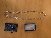 Łańcuszek srebrny męski 