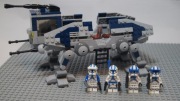 Lego Star Wars 501 Clone AT-TE AT-OT custom MOC figurki kg