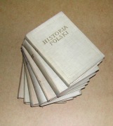 "Historia Polski". Kpl. III tomy (7 szt.). PWN Warszawa. Lata 50-te.