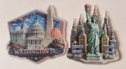 Magnes na lodówkę akrylowy Washington USA New York Stany Zjednoczone(44)