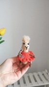 Alpaka na szydełku, brelok, zawieszka handmade 