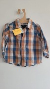 Inextenso koszula w kratkę bawełniana 6 miesięcy nowa