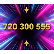 Złoty numer ____ 720 300 555 ____ Platynowy - ViP