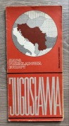 Mapa Jugosławia. 1981