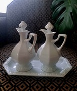 Biala Maria dzbanuszki na oliwe i ocet  paterka Jubileusz 75 lat Rosenthala