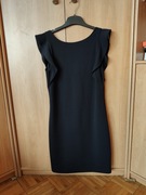 Reserved Sukienka czarna butterfly elegancka "mała czarna" r. M / 38 