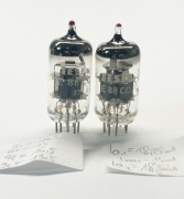 2 x E88CC TESLA 6922,  wesja militarna  "swords". lata 80-te .NOS.