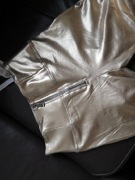 Nowe spodnie Freddy DIWO - wysoki stan - złote-S