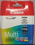 Tusz Canon CLI-526CMY MULTI  NOWY ORYGINALNY