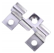 Klipsy mocujące 8 milimetrów do podłóg 100 szt