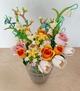 Klocki bukiet letnich kwiatów 