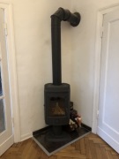 Piec do ogrzewania typu koza żeliwna