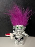 Troll Russ  Kosmita Srebrny Ufo Figurka Zabawka