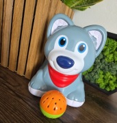 One Two Fun interaktywny piesek szczeniak i piłka jeździ szczeka + baterie