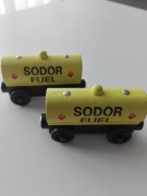 Wagon Cysterna z Paliwem SODOR pociąg tory drewniane Tomek i Przyjaciele